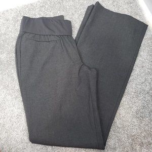 Gap Maternity 6L Charcoal Dark Gray Modern Boot Stretch Dress Pants Long / A111
